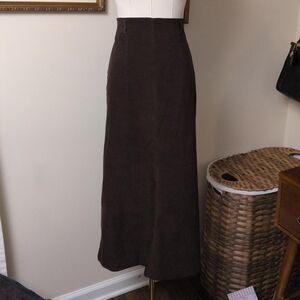 White Stag Dark Brown Maxi Skirt